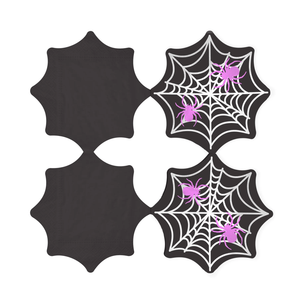 Halloween Decorative Napkins Spider Web - 10 pcs