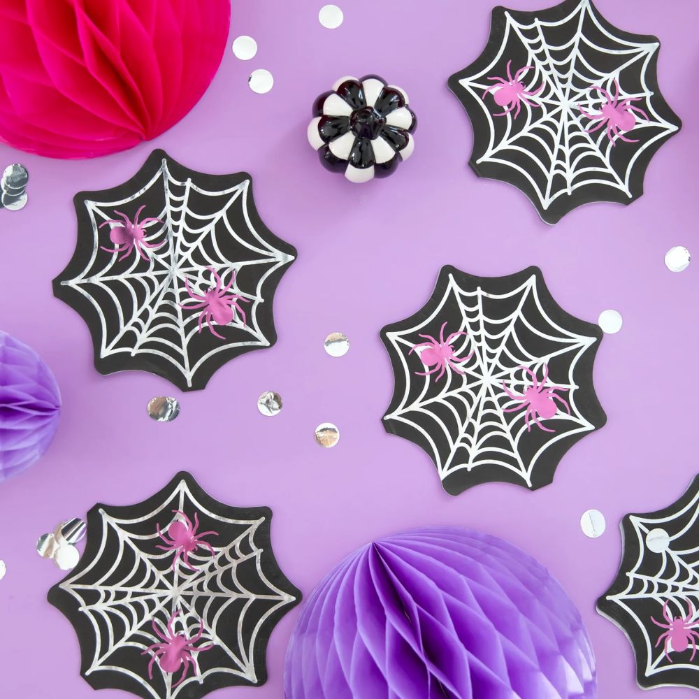 Halloween Decorative Napkins Spider Web - 10 pcs