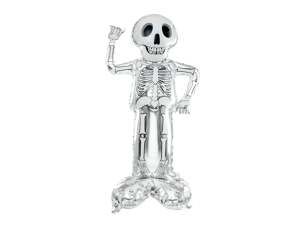 Balon foliowy stojący na Halloween - Kościotrup