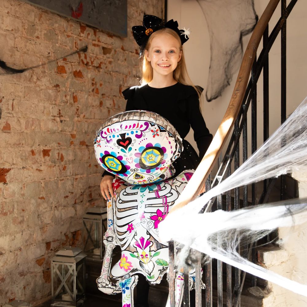 Halloween standing foil balloon - Mexican Skeleton