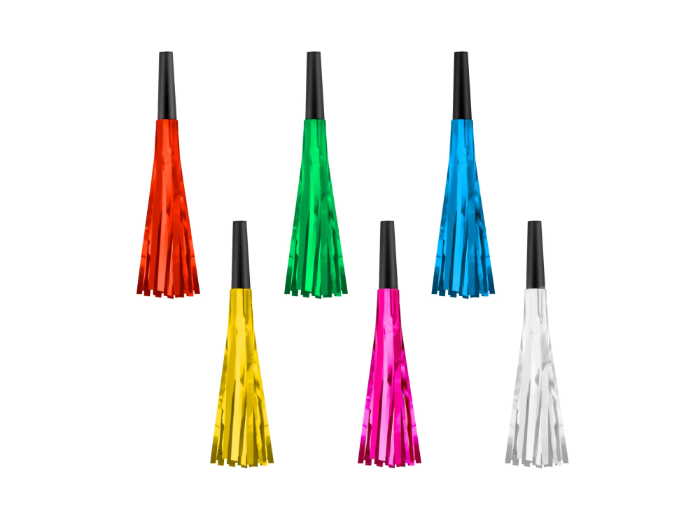 Party Trumpets - colorful, 6 pcs.