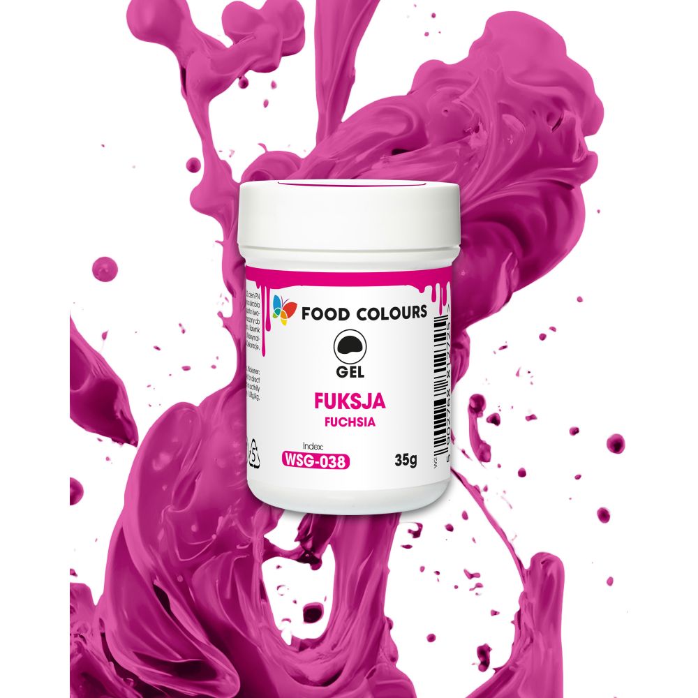 Food coloring gel in a jar - Food Colors - fuchsia, 35 g