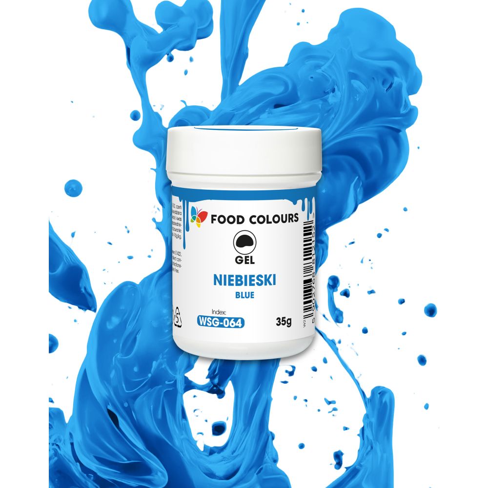 Food coloring gel in a jar - Food Colors - blue, 35 g