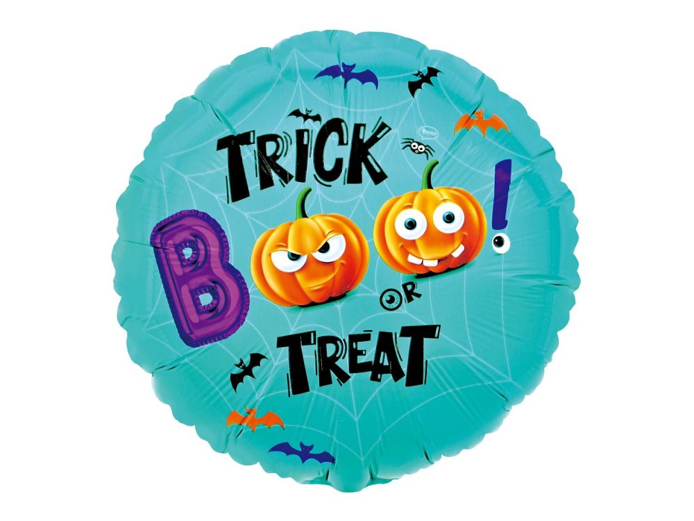 Balon foliowy na Halloween - GoDan - Trick or Treat, 36 cm