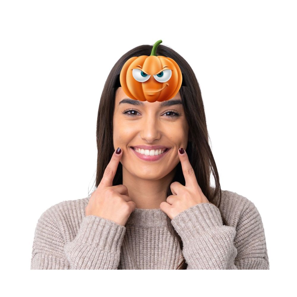 Opaski papierowe na Halloween - GoDan - BOO!, 4 szt.