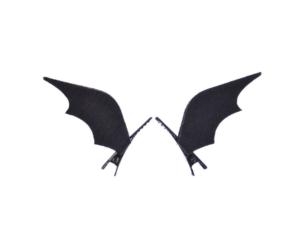 Halloween Hairpins - Bat Wings 2 pcs