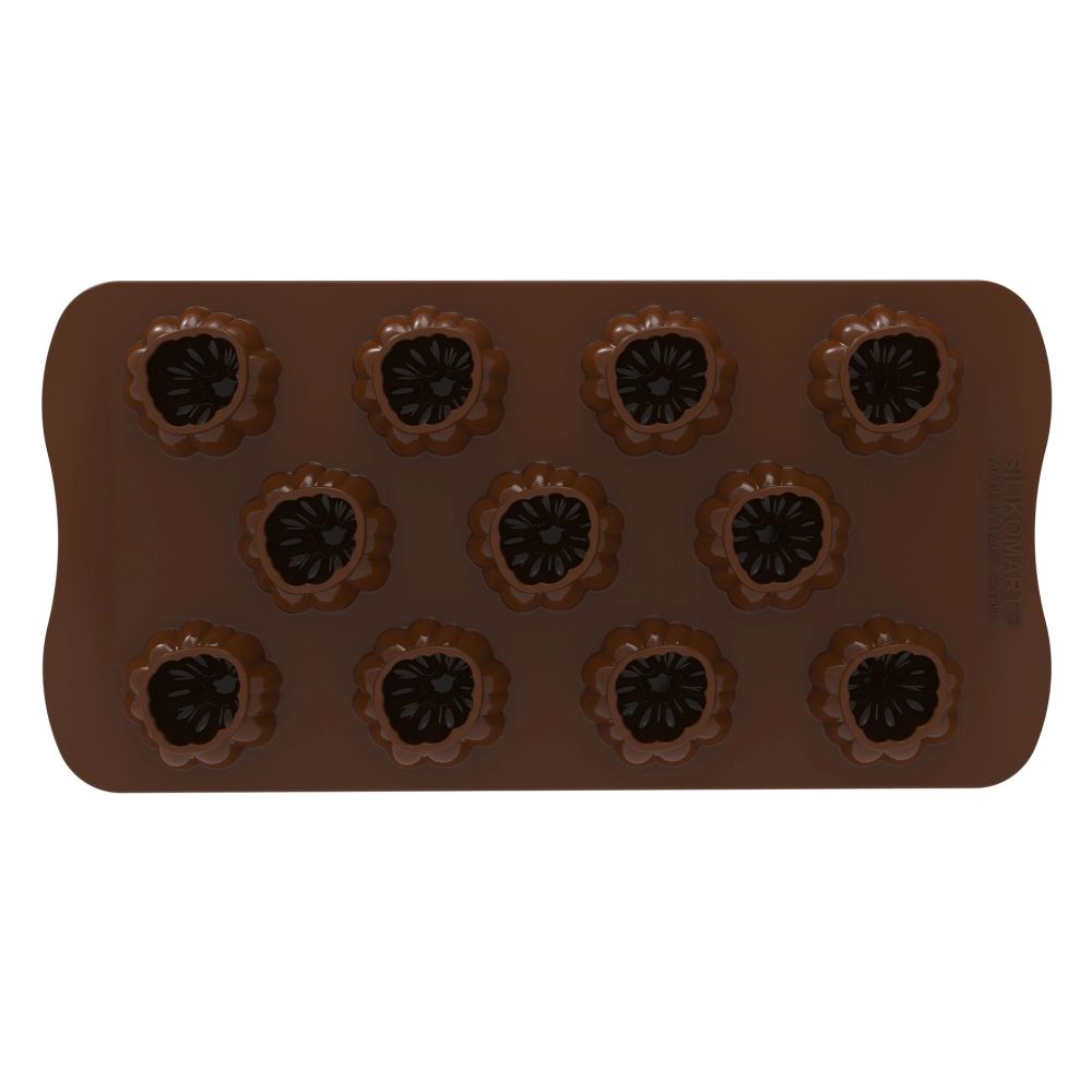 Forma silikonowa do czekoladek 3D - SilikoMart - Choco Delica, 11 szt.