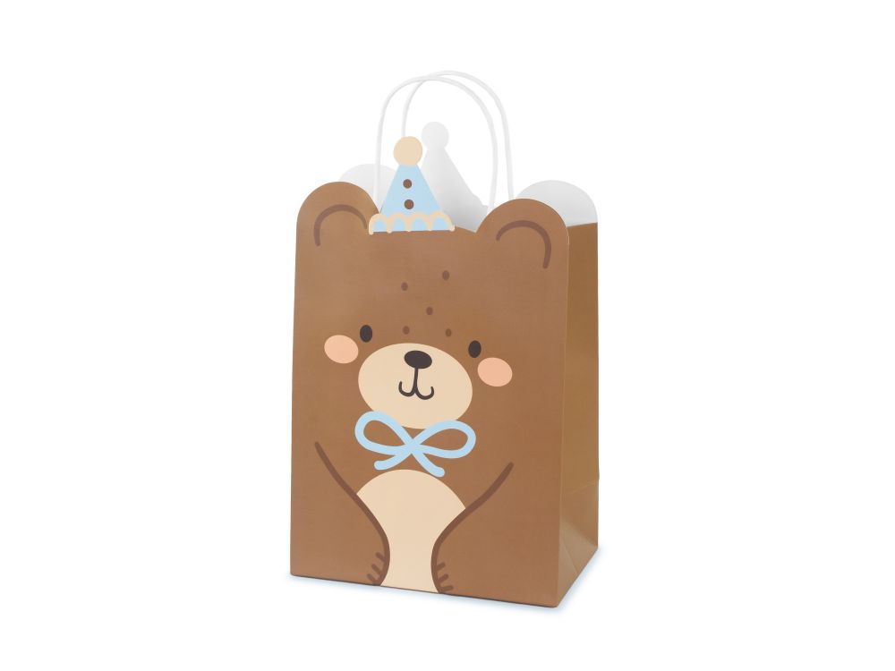 Teddy Bear gift bag - PartyDeco - 18 x 29 x 10.5 cm
