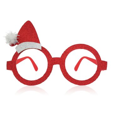 Okulary świąteczne dla dziecka - GoDan - Czapka Mikołaja