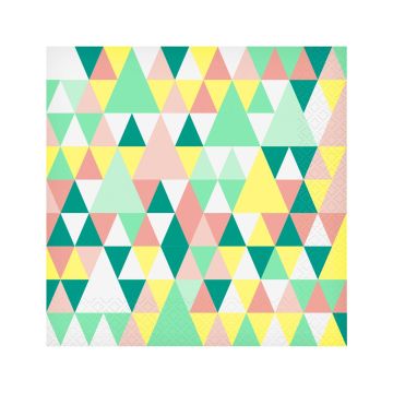 Paper Napkins Triangles - GoDan - 20 pcs.