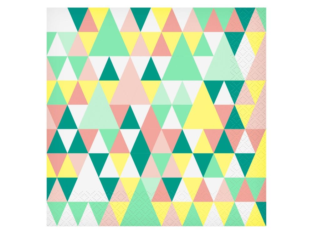 Paper Napkins Triangles - GoDan - 20 pcs.
