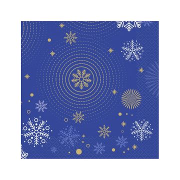 Christmas napkins Snowflakes - GoDan - 20 pcs.