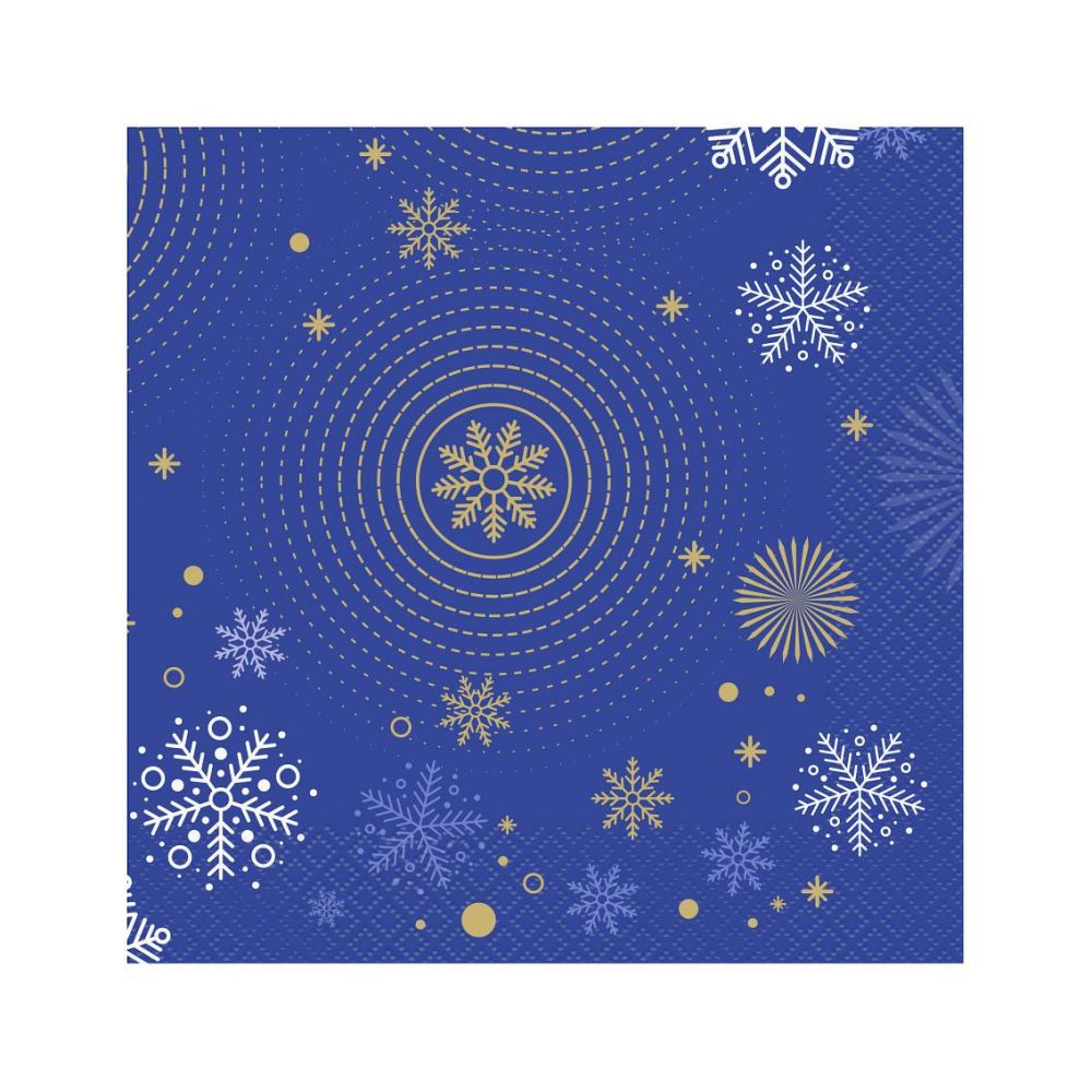 Christmas napkins Snowflakes - GoDan - 20 pcs.