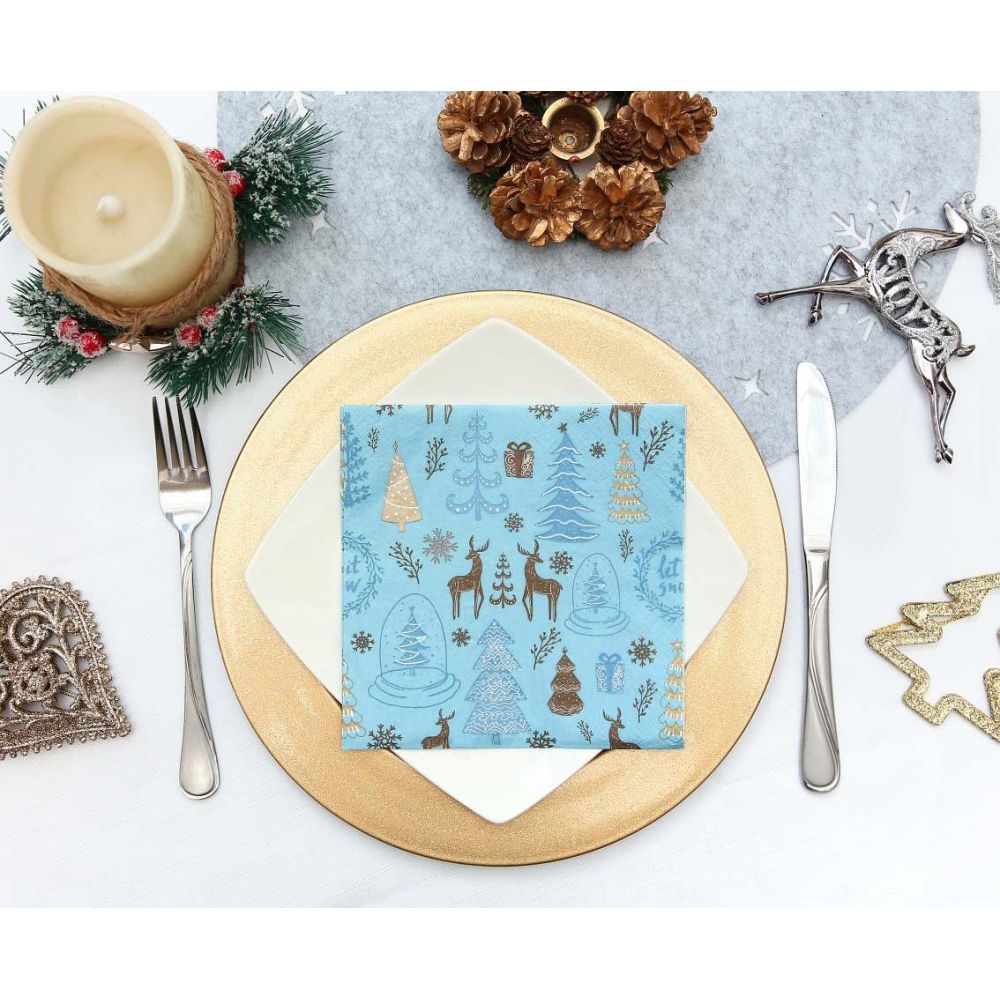 Christmas napkins Hello Winter - GoDan - 20 pcs.