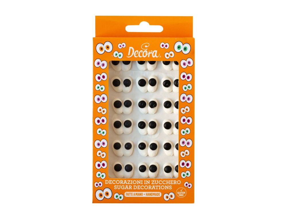 Sugar decorations Eyes - Decora - 18 pcs.
