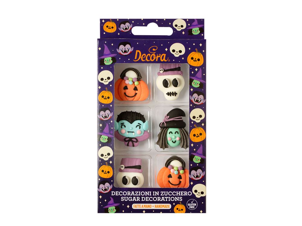 Ozdoby cukrowe na Halloween Horror - Decora - 6 szt.