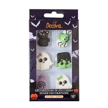 Halloween Sugar Decorations Frankenstein - Decora - 6 pcs.