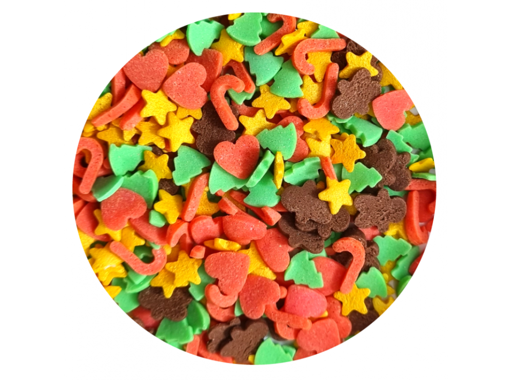 Posypka cukrowa Mix Świąteczny - Dekor Pol - kolorowa, 40 g