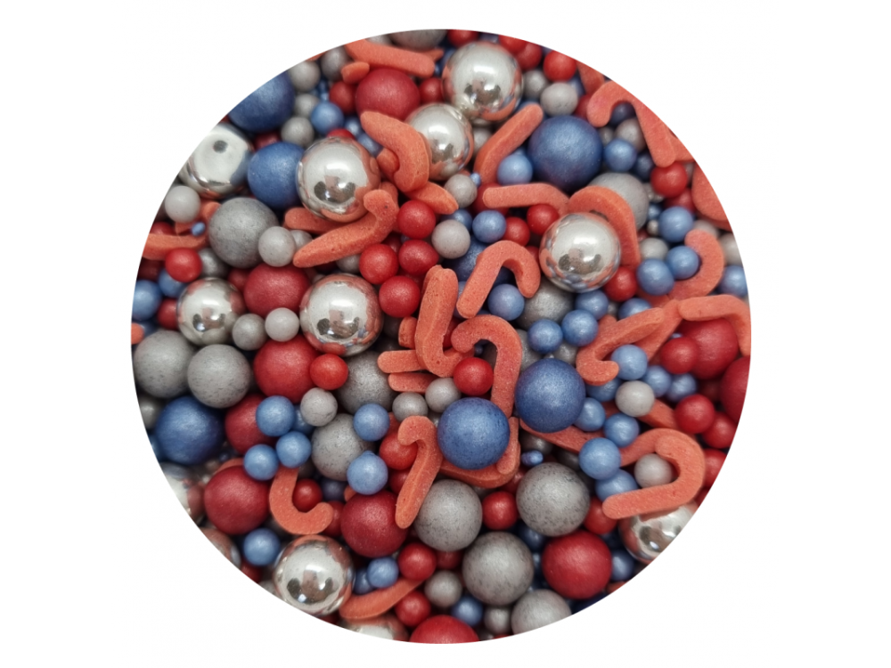 Christmas sugar sprinkles Baubles - Dekor Pol - 60 g