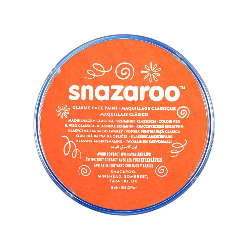 Face Paint - Snazaroo - Orange, 18 ml