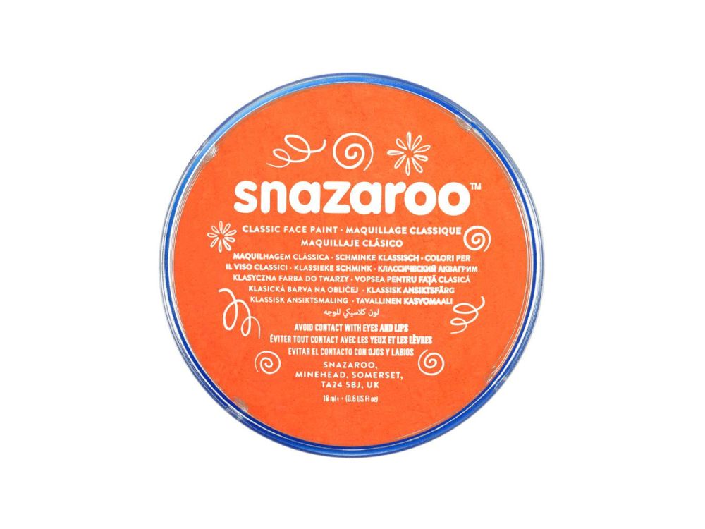 Face Paint - Snazaroo - Orange, 18 ml