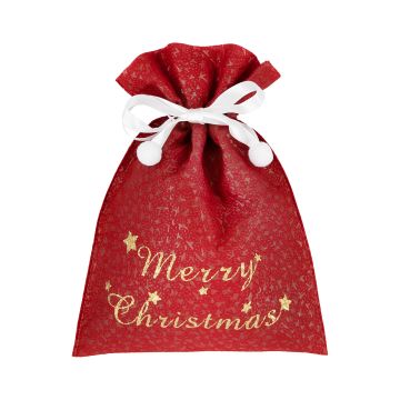Christmas gift bag Merry Christmas - red 23 x 32 cm