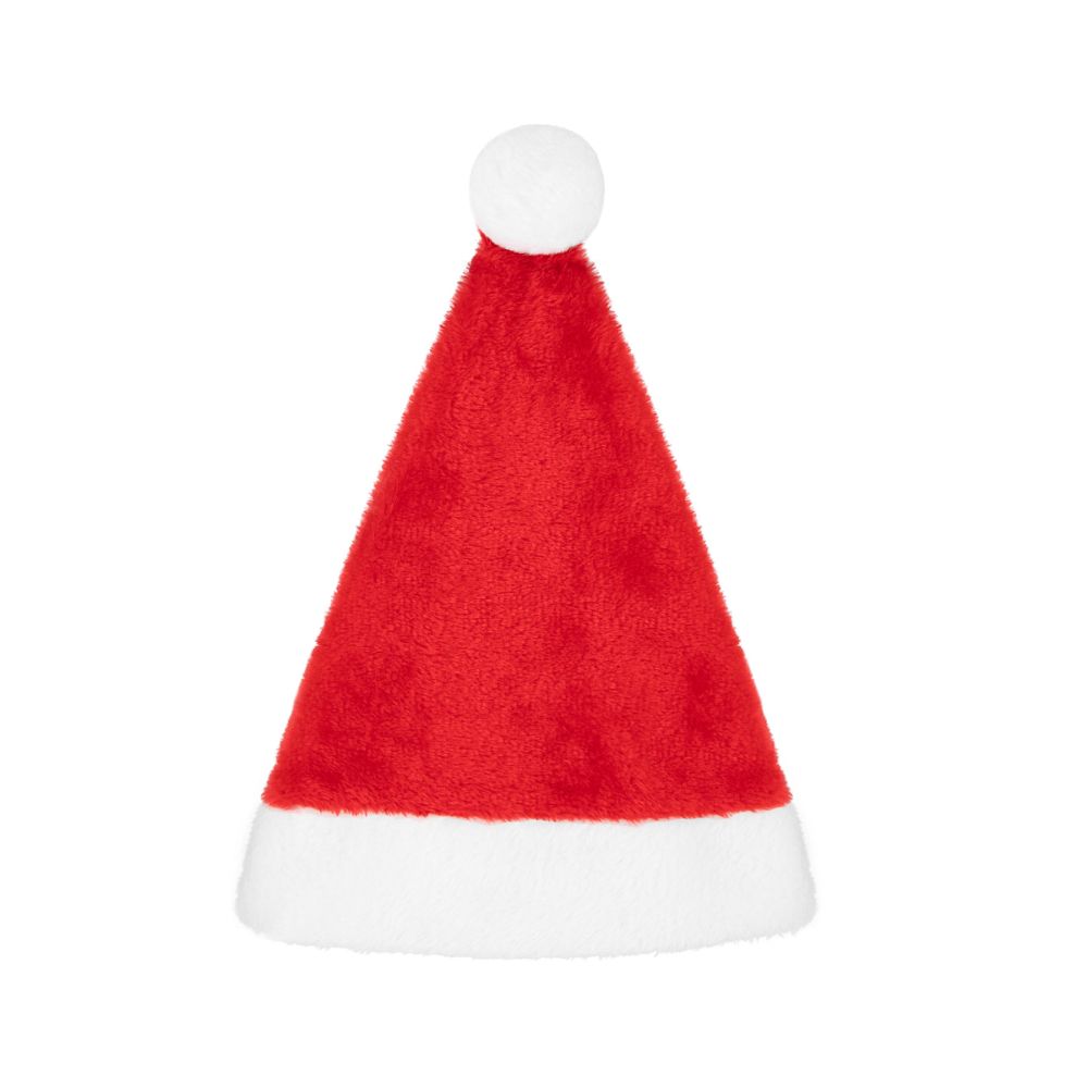 Czapka Mikołaja dla dziecka - pluszowa