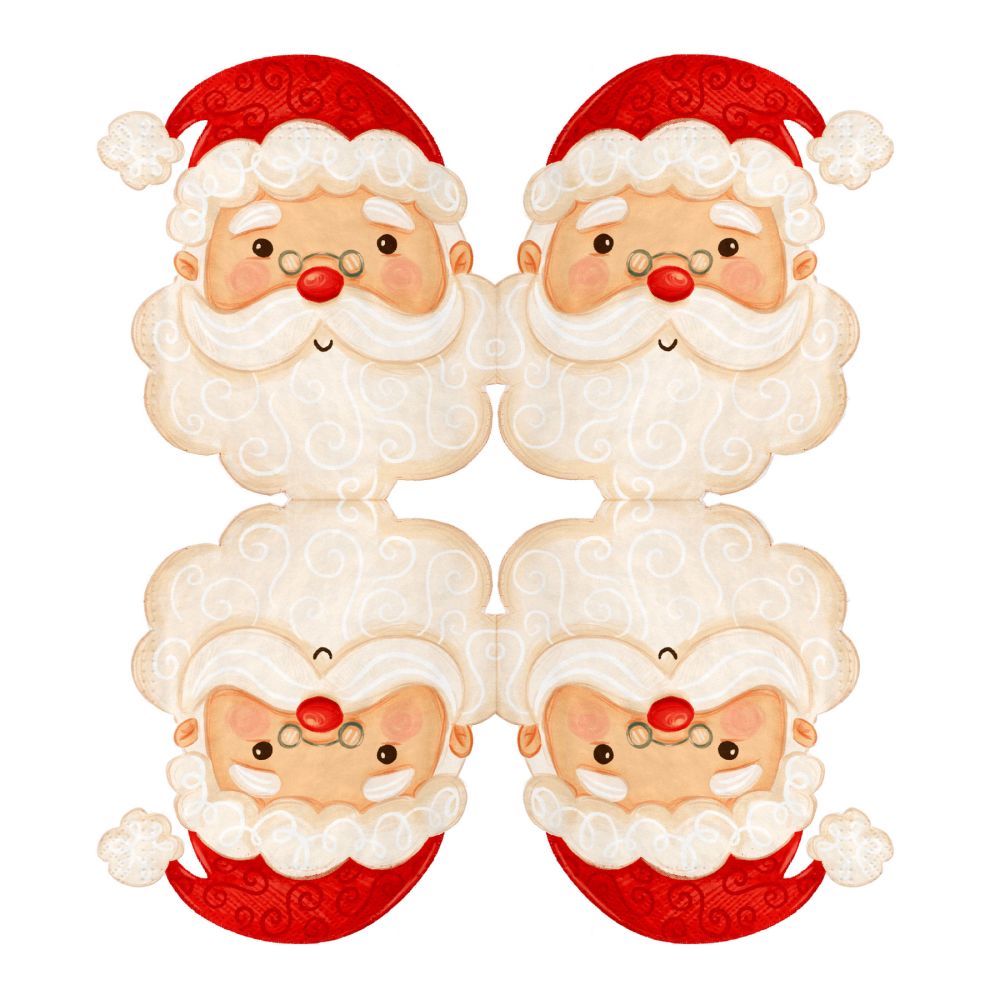 Christmas napkins Santa Claus - 10 pcs.