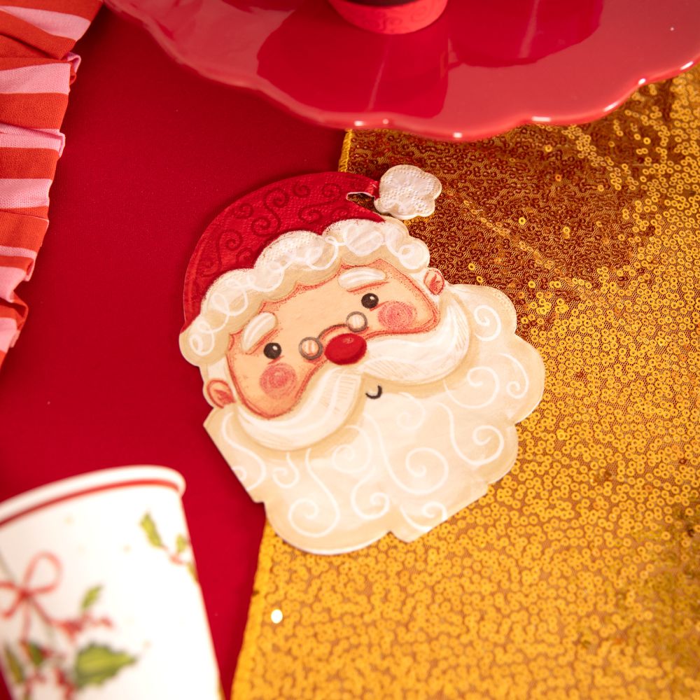 Christmas napkins Santa Claus - 10 pcs.