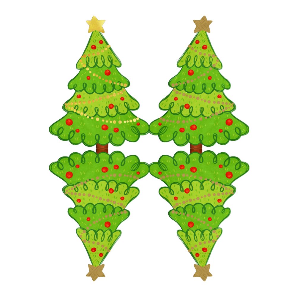 Christmas Tree napkins - 10 pcs.