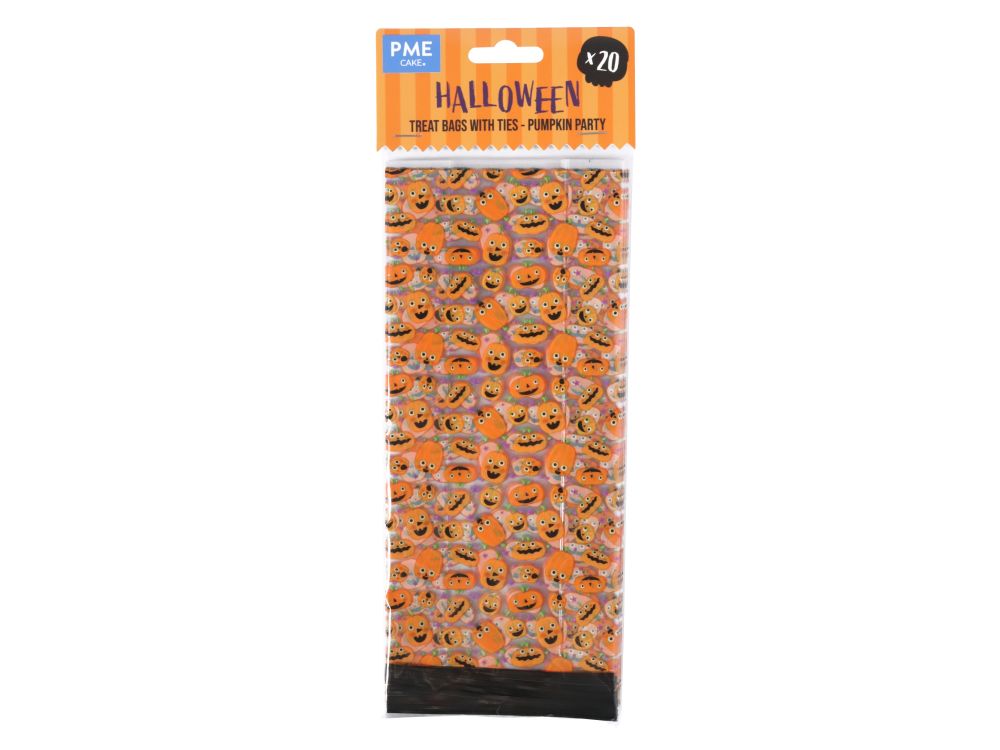 Torebki dekoracyjne na Halloween Pumpkin Party - PME - 20 szt.