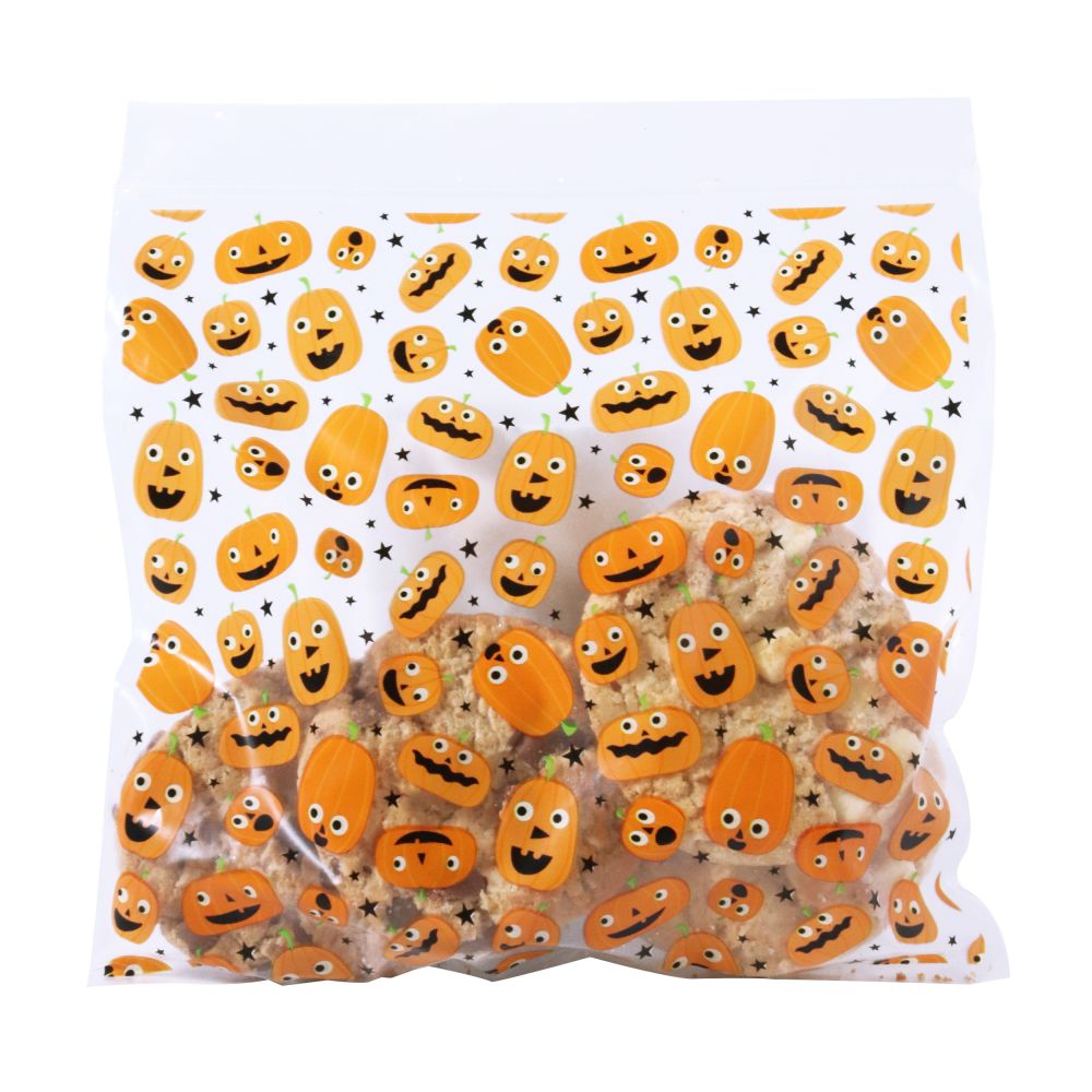 Halloween Decoration Bags Pumpkin Party - PME - squared, 20 pcs.