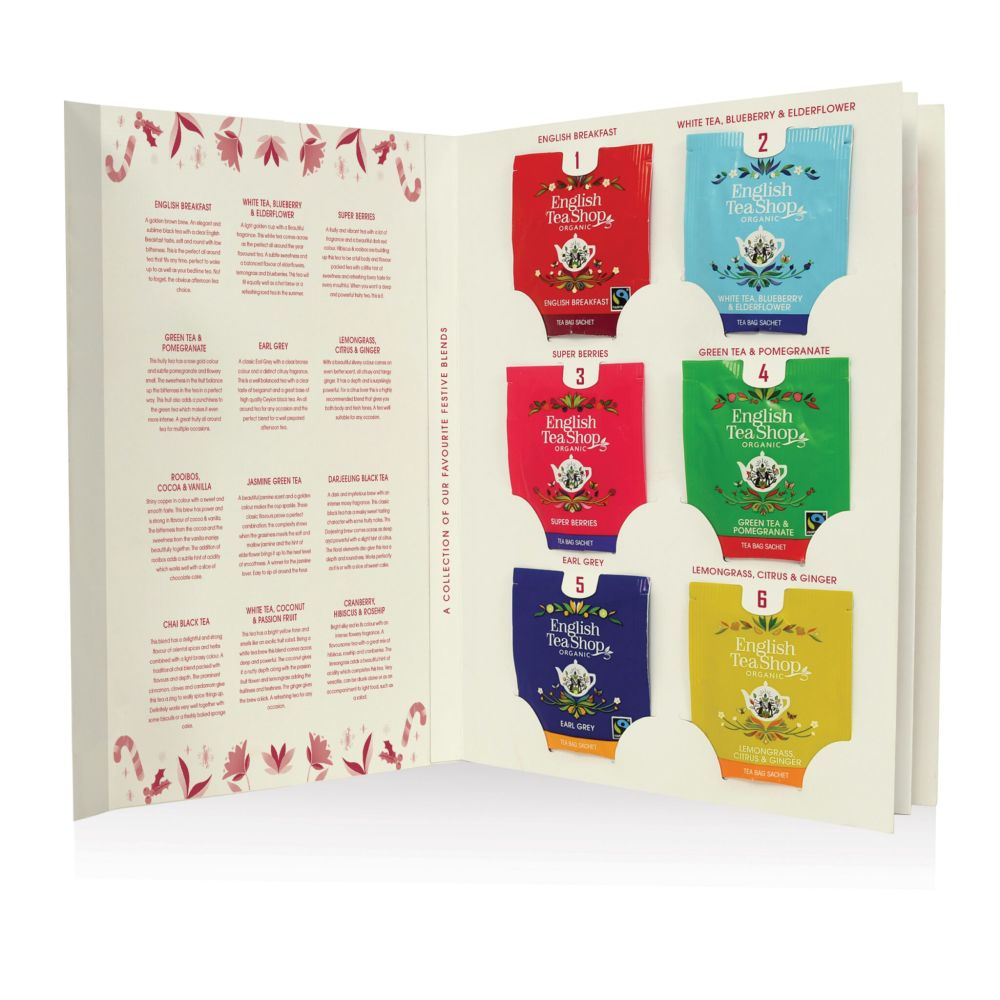 Kalendarz Adwentowy z herbatami Zeszyt - English Tea Shop - 24 szt.