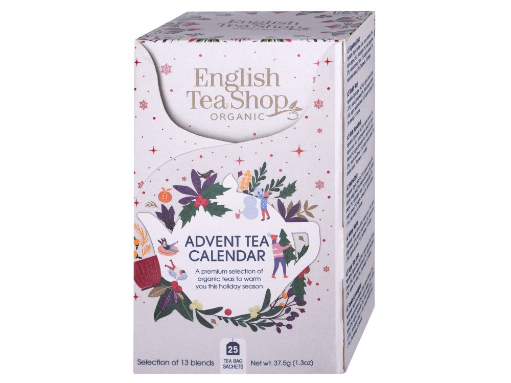 Advent Tea Calendar - English Tea Shop - white, 25 pcs.