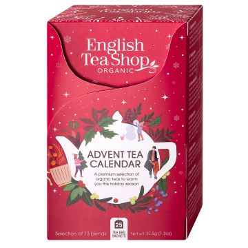 Zestaw herbat Kalendarz Adwentowy - English Tea Shop - czerwony, 25 szt.