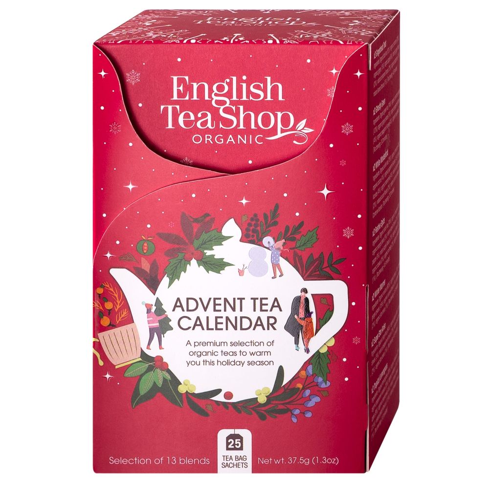 Zestaw herbat Kalendarz Adwentowy - English Tea Shop - czerwony, 25 szt.