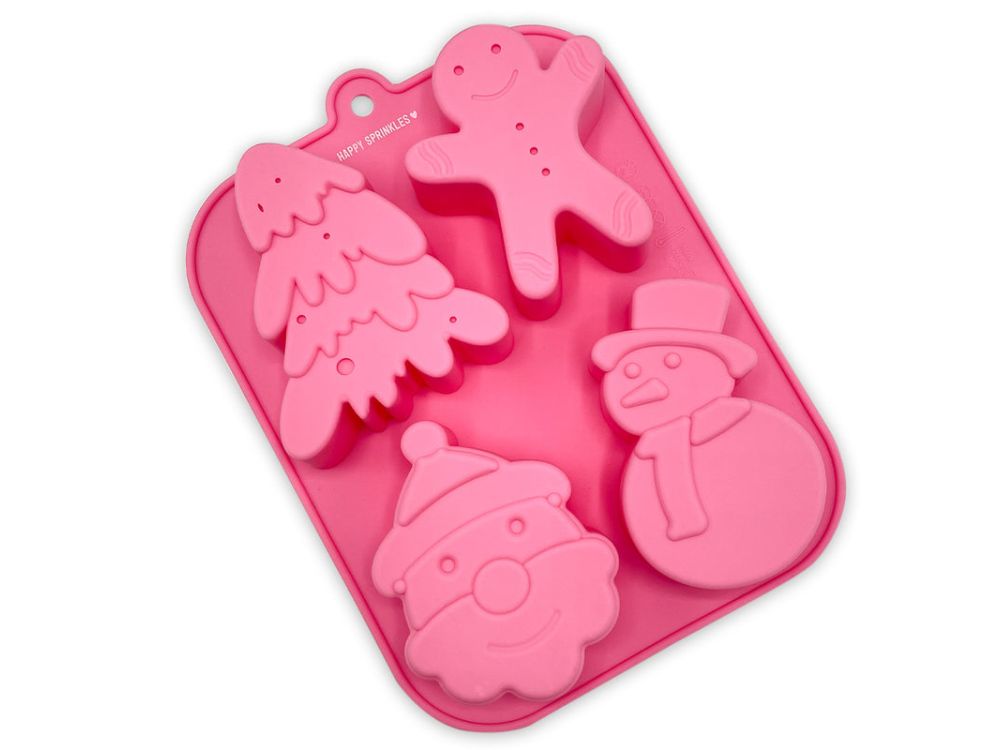 Silicone mold - Happy Sprinkles - Classic Christmas