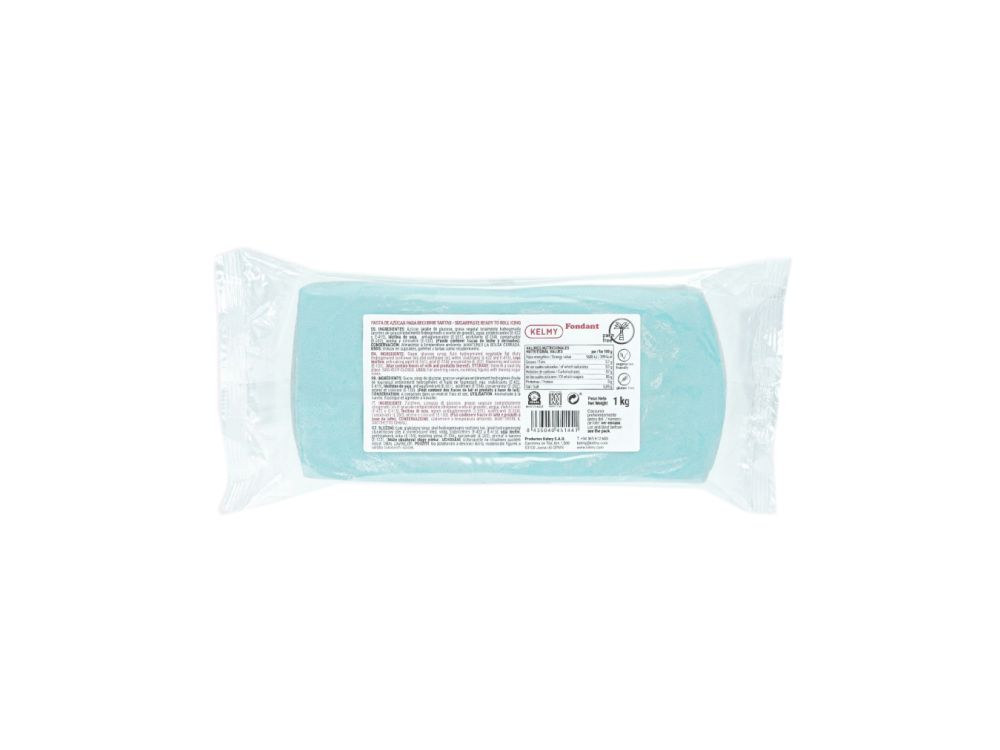 Sugar paste fondant - Kelmy - Baby Blue, 1 kg