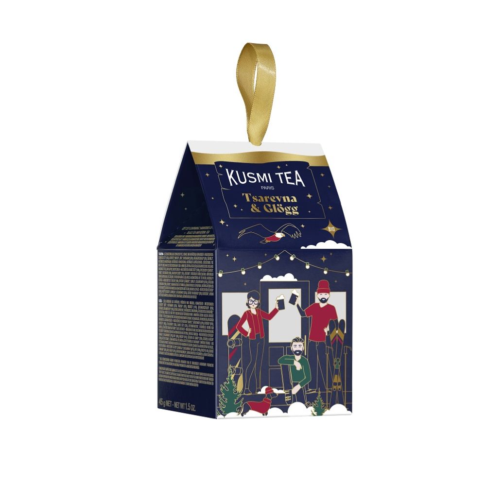 Zawieszka upominkowa z herbatami Tsarevna i Glögg Bio 2024 - Kusmi Tea