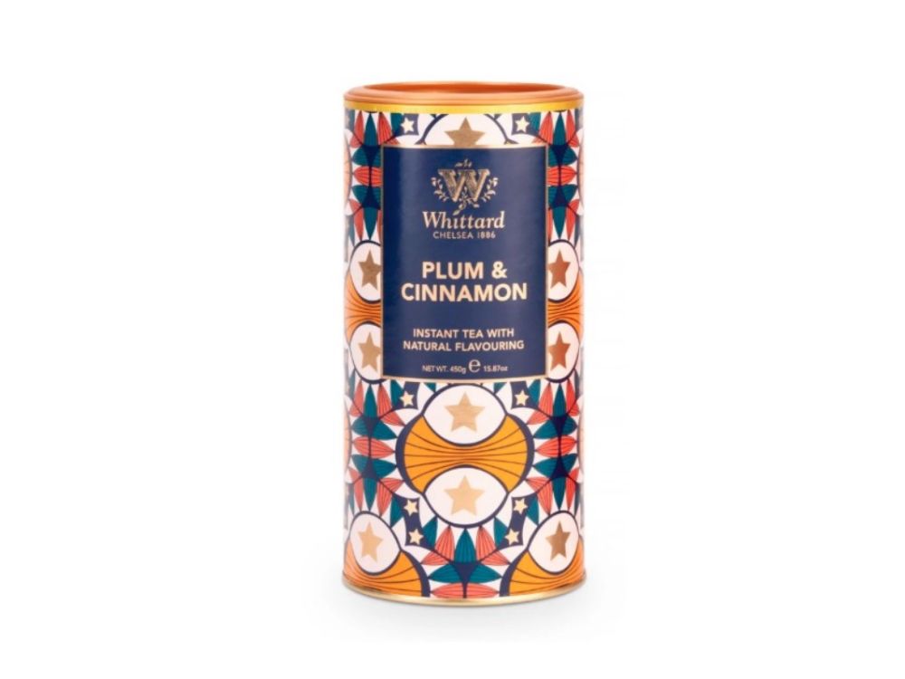 Herbata świąteczna instant Plum & Cinnamon - Whittard - 450 g