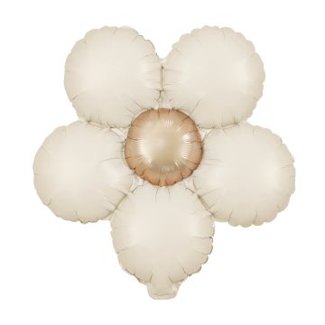 Foil balloon Flowers - cream, 3 pcs.