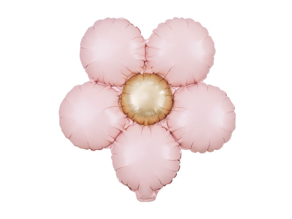 Foil balloon Flowers - pink, 3 pcs.