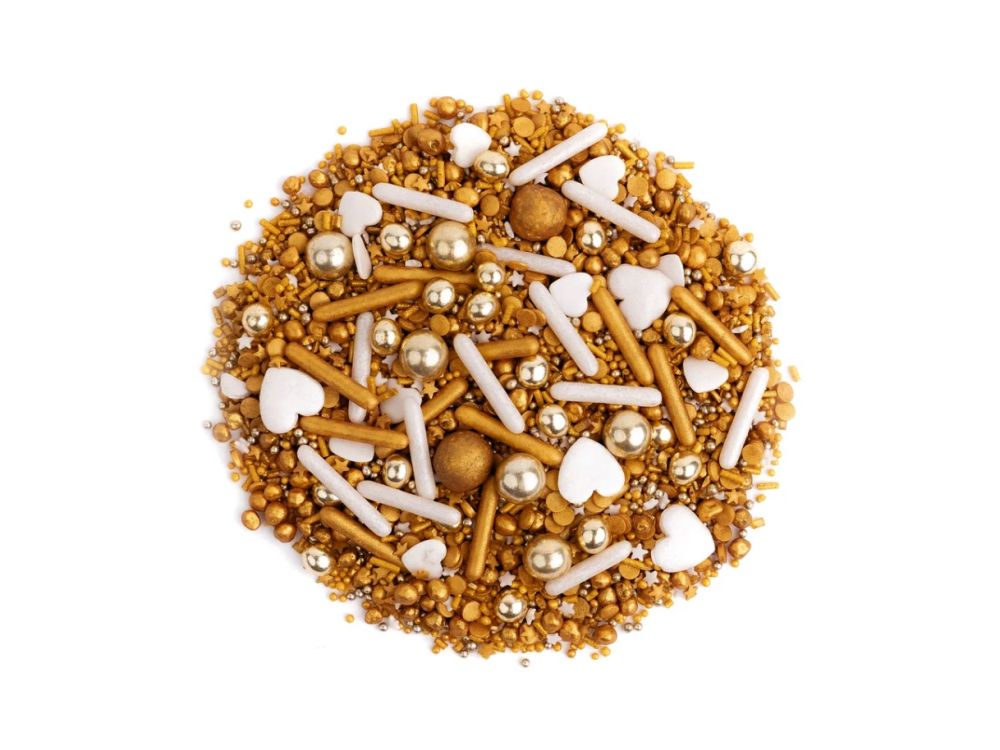 Posypka cukrowa Glimmer Gold - Słodki Bufet - 90 g