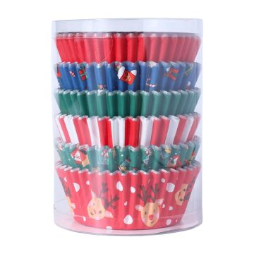 Muffin christmas cases Festive Mix - PME - 100 pcs.
