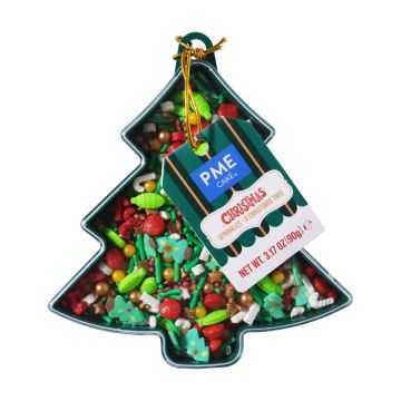 Christmas Tree sugar sprinkles - PME - 90 g