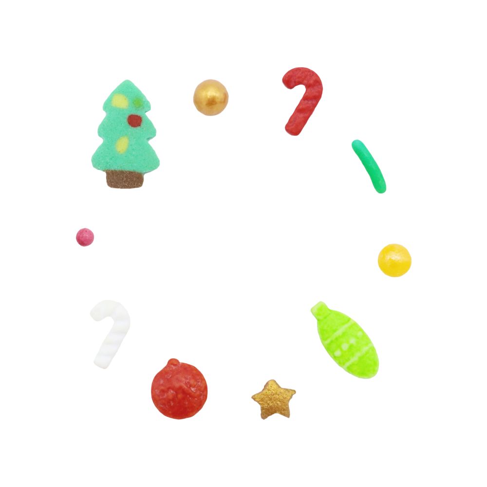 Christmas Tree sugar sprinkles - PME - 90 g