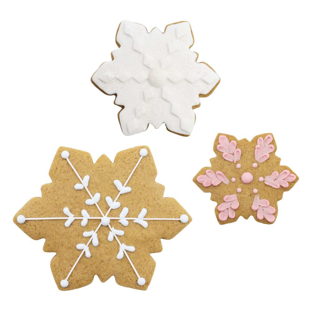 Christmas cookie cutters Snowflake - PME - 3 pcs.