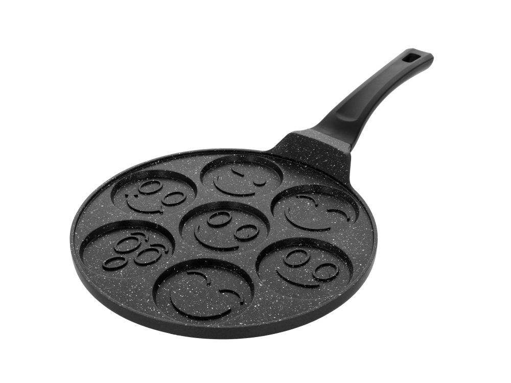 Frying pan for eggs and pancakes Smiles - 7 forms
