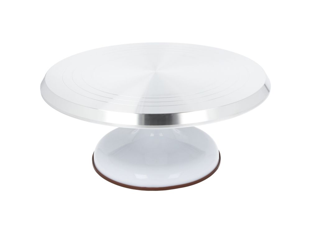 Professional rotating cake turntable on a leg - 30 cm