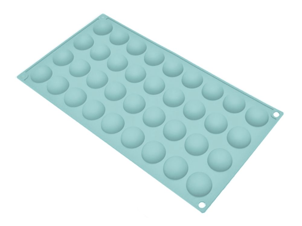Silicone mold Hemispheres - blue, 2,7 cm